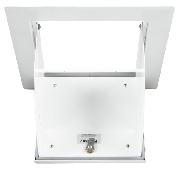 Einwurftür 70250 Kippmulde - Stahlblech RAL 9016 – Bild 3