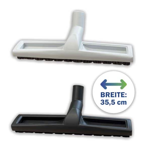 Bodenbürste hell – Breite 35cm - mit seitlich kleinen Rädern - 132311 – Bild 3